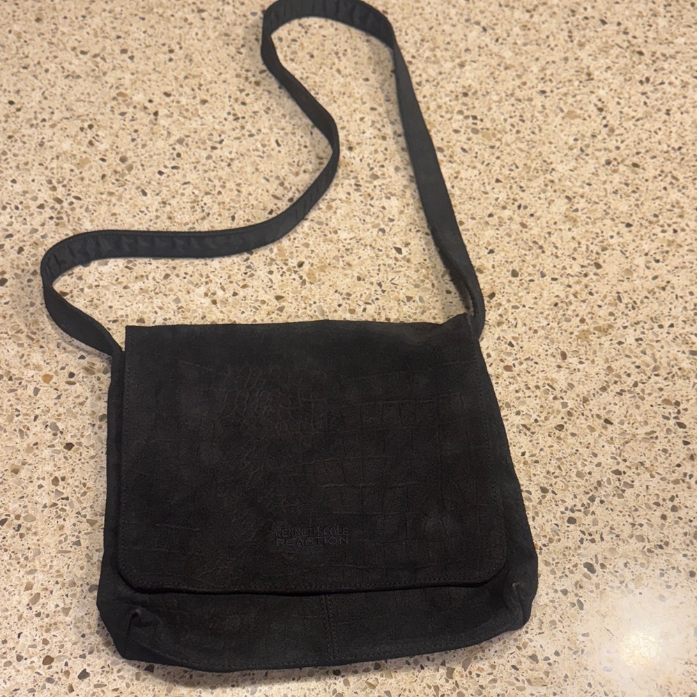 Kenneth Cole suede bag purse